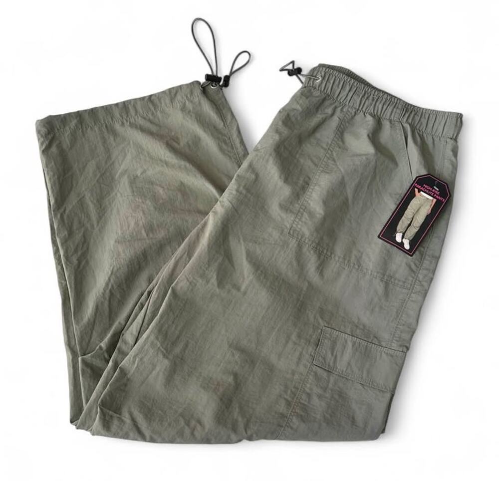 No Boundaries Olive Green Wide Leg Pants